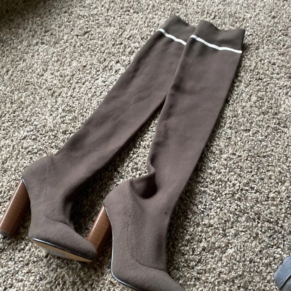 Over the Knee Sexy Sweater Boots